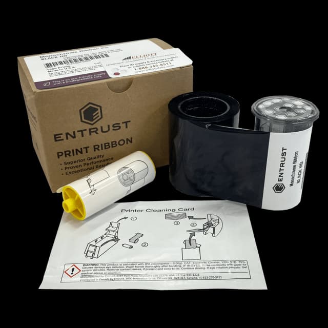 Ribbon Entrust 526900-001 Negro — DS1 / DS2 — 1.500 impresiones