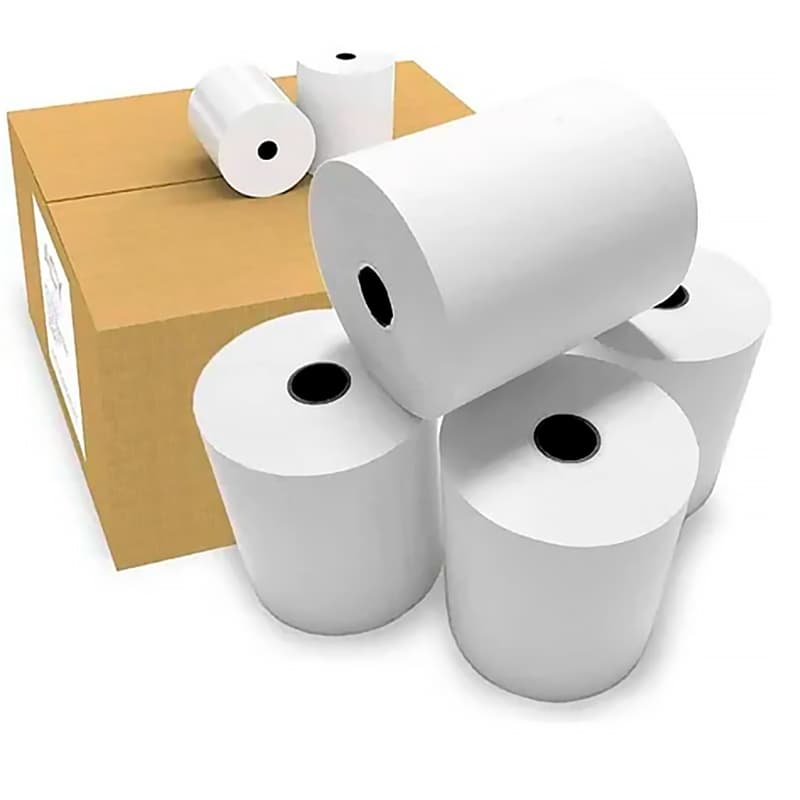 CAJA 20 ROLLOS TERMICOS 80X80MTS - Zebra | SEACOM Chile